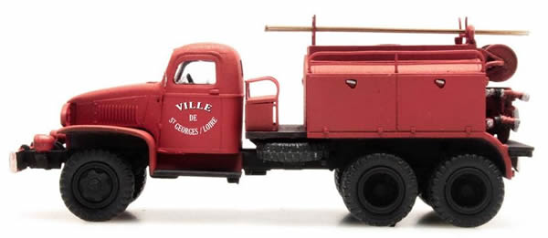 REE Modeles CB-076 - GMC C.C.F.L Tank Truck for Forest Fire Froger Steel Cabin St-GEORGES-SUR-LOIRE